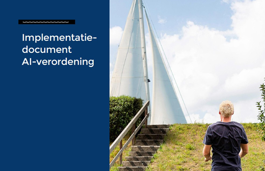 Deel van de cover van het Implementatiedocument AI-verordening